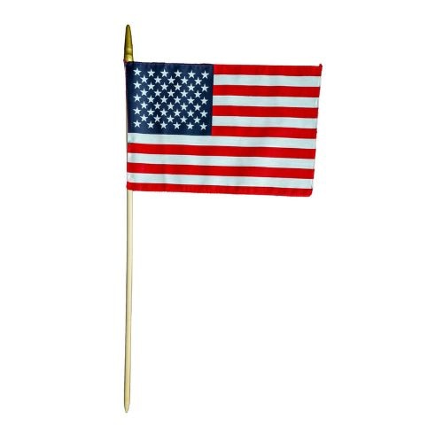 8" X 12" U.S. Flag - Pointed Dowel