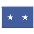 2 Star Air Force Officer Flag