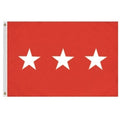 3 Star Army General Officer Flag