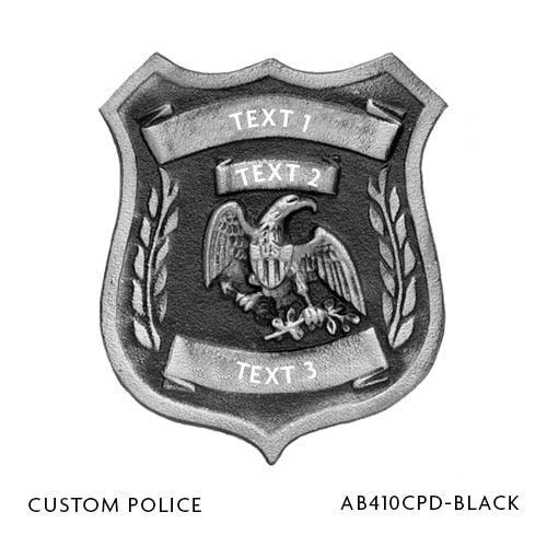 Custom Aluminum Police Grave Marker