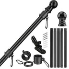 6 Foot Flagpole Kit with Wall Mount Bracket