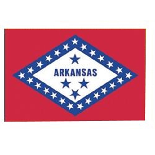 3' X 5' Nylon Arkansas Flag Banner
