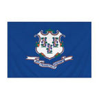 Connecticut Flag with Pole Sleeve