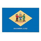 3' X 5' Nylon Delaware Flag Banner