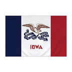 Iowa Flag with Pole Sleeve