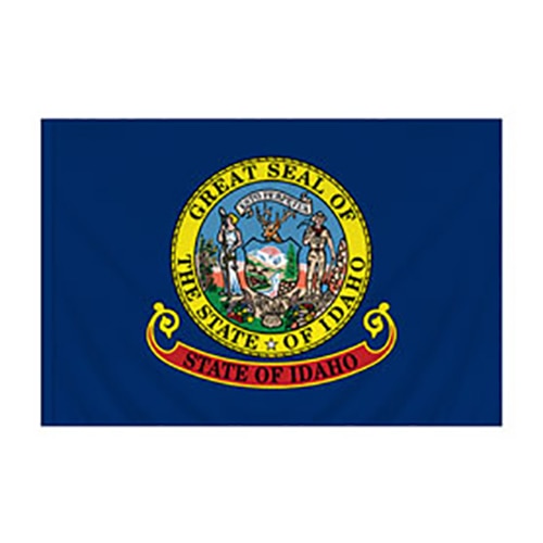 Idaho Flag with Pole Sleeve