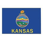 3' X 5' Nylon Kansas Flag Banner