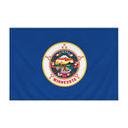 3' X 5' Nylon Minnesota Flag Banner