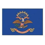 Nylon North Dakota Flag Banner