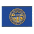 3' X 5' Nylon Nebraska Flag Banner