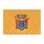New Jersey Flag with Pole Sleeve