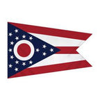 Ohio Flag with Pole Sleeve
