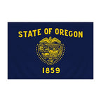Oregon Flag with Pole Sleeve