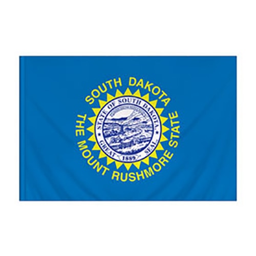 South Dakota Flag with Pole Sleeve