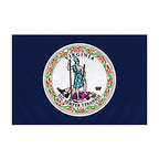 Virginia Flag with Pole Sleeve
