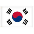 South Korea Mounted Flag