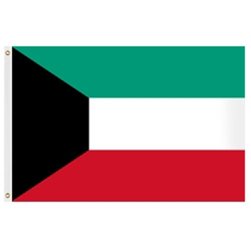 Kuwait Flag 2' X 3' Nylon