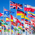 2'X3' UN Members Flag Set Nylon