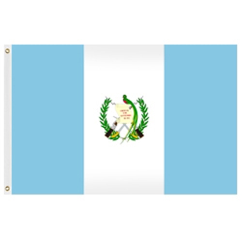 Guatemalan flag with coat of arms