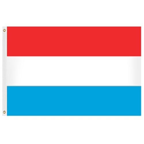 flag of luxembourg red white blue