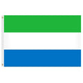 Sierra Leone flag horizontal flag