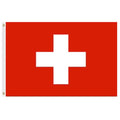 swiss flag red background white cro