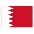 Bahrain flag red and white design