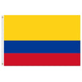 Colombia flag yellow blue red