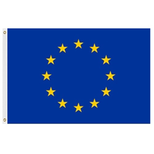 European Union flag with stars