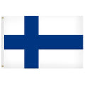 Finland flag with blue cross
