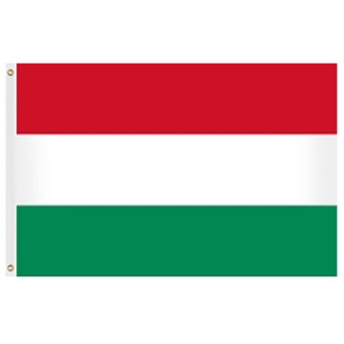 Hungary flag red white green