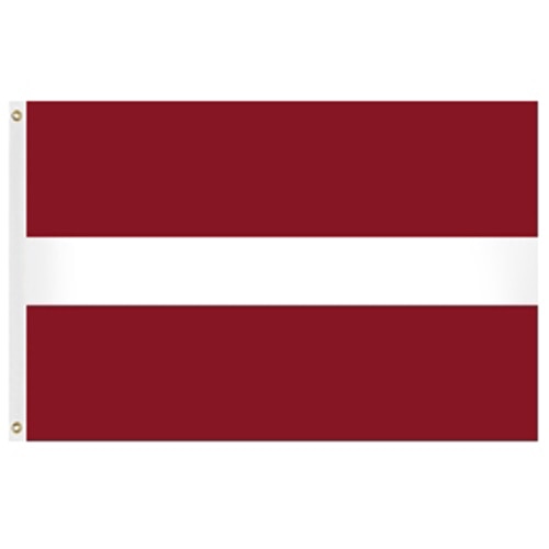 Latvian flag red and white design