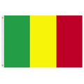Flag of Mali with green yellow red