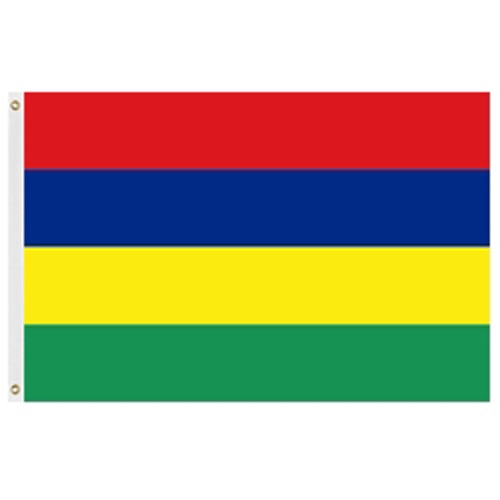 flag of Mauritius horizontal stripe