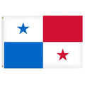 Panama flag with stars and stripes