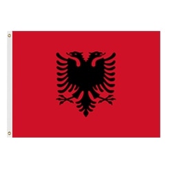 Albania Flag 5'X8' Nylon