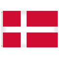 Danish flag with white cross