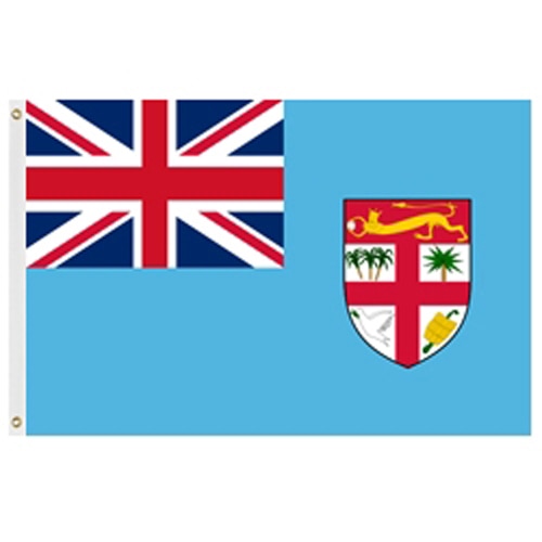 Fiji national flag with Union Jack
