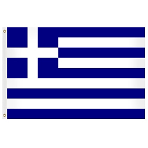 Greece national flag blue white
