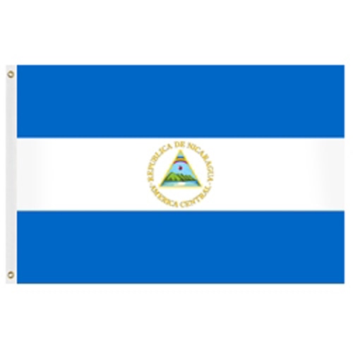 Nicaraguan flag horizontal design