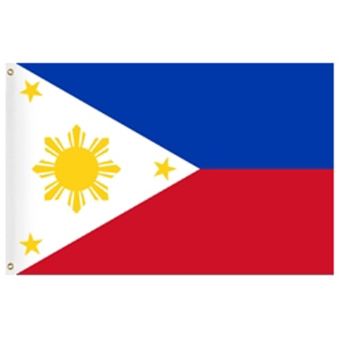 Philippines Flag 5' X 8' Nylon
