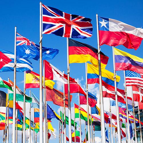 flags from around the world