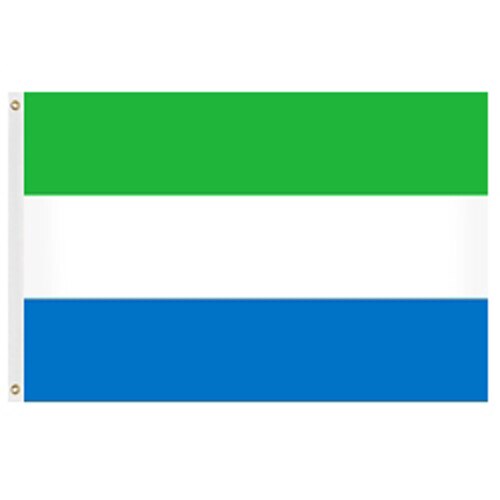 Sierra Leone flag horizontal design