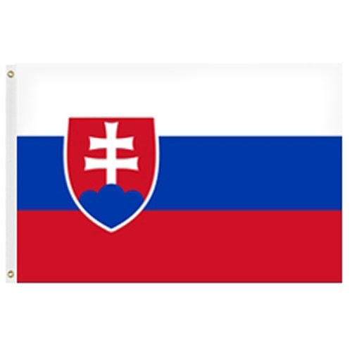 Slovakia and Russia flag combinatio