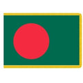 Bangladesh flag with circle