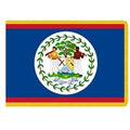 Belize national flag design with co