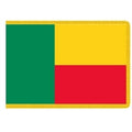 flag of Benin green yellow red