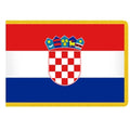 Croatian flag with coat of arms