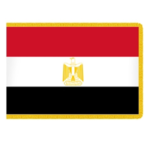 Egyptian flag red white black
