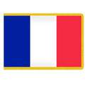 French flag with yellow border